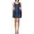 Self-Portrait Self-Portrait Flared Denim Mini Dress BLUE