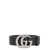 Gucci Gucci Leather Belt With Double G Buckle Black