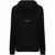 Saint Laurent Saint Laurent Logo Cotton Hoodie Black