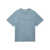 Stella McCartney Stella McCartney Logo Oversized Cotton T-Shirt MINERAL BLUE