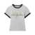 Stella McCartney Stella McCartney Logo Floral Embroidered T-Shirt Grey