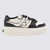 Fendi Fendi White And Black Leather Sneakers NER+B.IC+NER+BIA.ICE