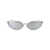 Bottega Veneta Bottega Veneta Sunglasses SILVER-SILVER-SILVER