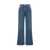 AMI Paris AMI Paris Flare Cotton Denim Jeans BLUE