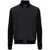 Herno Herno Nylon And Wool Bomber Jacket Black