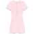 Self-Portrait Self-Portrait Pink Textured Knit Mini Dress Clothing PINK