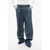 Jil Sander Straight Leg Virgin Wool Pants With Belt Blue