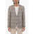 CORNELIANI Cc Collection Linen And Silk Half-Lined 2-Button Blazer Beige