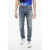 Balmain Light Wash Slim Fit Denims With Side Ribbed Detail 14Cm Light Blue