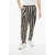 Balmain Single-Pleated Tapered Fit Pants With Balanced Stripe Motif Multicolor