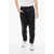 Balmain Monogram Nylon Sweatpants With Flush Pockets Black