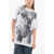 John Richmond Oversized Berdi T-Shirt With Trompe L'oeil Print White