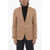 CORNELIANI Cc Collection Side Vents Notch Lapel Retailored 2-Button Bla Brown