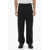 LEMAIRE Single-Pleat Cotton Pants With Belt Loops Black