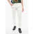 Balmain Slim Fit Biker Denims With Belt Loops 13Cm White