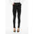 Balmain High-Waisted Skinny Fit Leather Pants Black