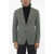 CORNELIANI Cc Collection Side Vents Notch Lapel Right 2-Button Blazer Green