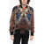 Balmain Reversible Carpet Nylon Bomber Jacket With Front Zip Multicolor