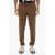 SANTANIELLO Cuffed Hem Twill Dowell Chinos Pants Brown