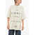 John Richmond Pelac Oversized T-Shirt With Contrasting Print Beige