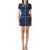 Self-Portrait Self-Portrait Denim Collared Mini Dress BLUE