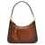 Stella McCartney Stella McCartney Openwork Logo Shoulder Bag BROWN