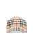 Burberry Burberry Vintage Check Motif Baseball Cap Beige