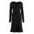 Burberry Burberry Scalloped Detail Dress Black