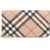 Burberry Burberry Burberry Check Fabric Wallet On Chain Beige