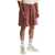 Fear Of God Essentials Heavy Jersey Soccer Shorts CRIMSON