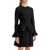 Ganni Long-Sleeved Peplum BLACK