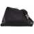 THE ATTICO 'Day Off Nappa Clutch BLACK