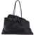 THE ATTICO Medium La Passeggiata Shoulder BLACK