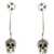 Alexander McQueen Skull Earrings SILVER