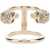 Alexander McQueen Anello Doppio Twin Skull GOLD