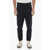 Neil Barrett Dropped Crotch Chino Pants With Logoed Button Blue