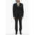 Neil Barrett Slim Fit Side Vents Notch Lapel 2-Button Suit Black