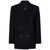 Pinko Pinko Guinea Double-Breasted Wool Blend Jacket Black