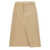 Tory Burch Tory Burch 'Deconstructed Midi' Skirt Beige