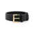 Prada Prada Logo-Plaque Leather Belt Black