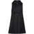 Prada Prada Triangle Logo Hooded Minidress Black