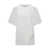 THE ATTICO The Attico Light Jersey T-Shirt WHITE