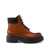 Prada Prada Leather Boots Brown