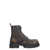 Balenciaga Balenciaga Leather Lace-Up Boots BROWN