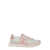 Dolce & Gabbana 'Aria' Pink Running Sneakers With Logo Detail In Suede And Tech Fabric Woman PINK