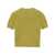 Prada Prada Short-Sleeve Cashmere Sweater Green