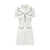 Self-Portrait Self-Portrait Rib Knit Mini Dress WHITE