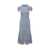 Self-Portrait Self-Portrait Collar Midi Dress BLUE