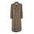 DUNST Beige Double-Breasted Coat With Peak Revers In Wool Blend Man Beige