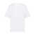 Prada Prada Raised Logo Round-Neck T-Shirt White